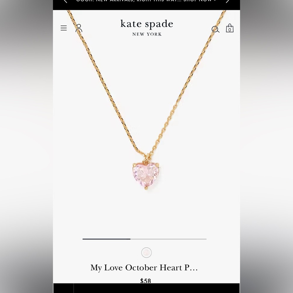 Kate Spade Oct necklace- New in box